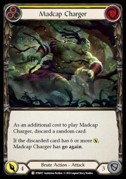 Madcap Charger (Yellow) [DYN017] (Dynasty) Rainbow Foil