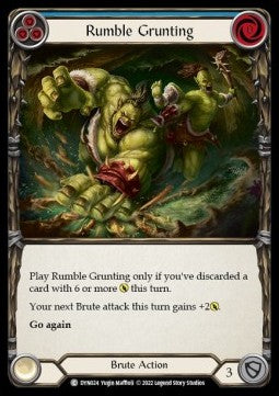 Rumble Grunting (Blue) [DYN024] (Dynasty) Regular