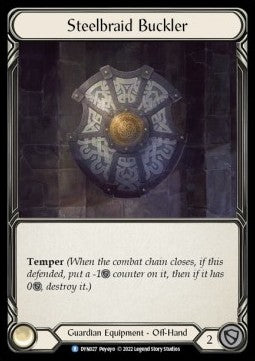 Steelbraid Buckler [DYN027] (Dynasty) Rainbow Foil