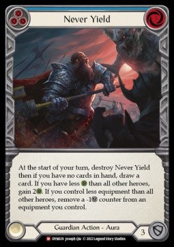 Never Yield [DYN029] (Dynasty) Regular