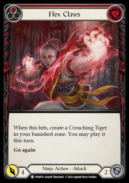 Flex Claws (Red) [DYN050] (Dynasty) Rainbow Foil