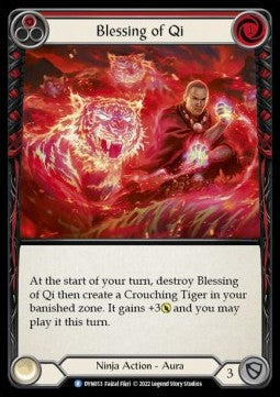 Blessing of Qi (Red) [DYN053] (Dynasty) Rainbow Foil
