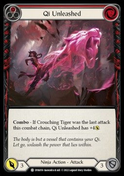 Qi Unleashed (Red) [DYN059] (Dynasty) Rainbow Foil