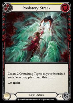 Predatory Streak (Yellow) [DYN063] (Dynasty) Regular