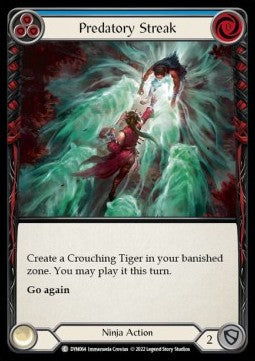 Predatory Streak (Blue) [DYN064] (Dynasty) Regular