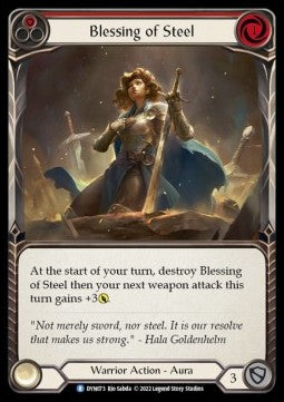 Blessing of Steel (Red) [DYN073] (Dynasty) Regular