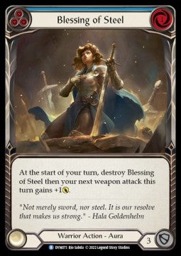 Blessing of Steel (Blue) [DYN075] (Dynasty) Regular