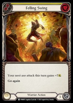 Felling Swing (Yellow) [DYN083] (Dynasty) Rainbow Foil