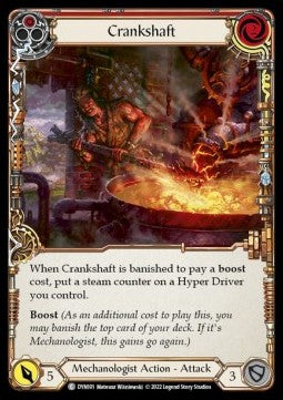 Crankshaft (Red) [DYN101] (Dynasty) Rainbow Foil