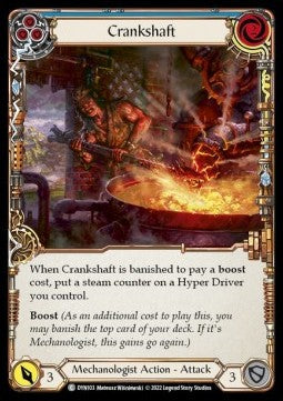 Crankshaft (Blue) [DYN103] (Dynasty) Rainbow Foil