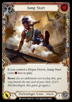 Jump Start (Red) [DYN104] (Dynasty) Rainbow Foil
