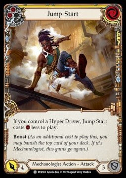 Jump Start (Yellow) [DYN105] (Dynasty) Rainbow Foil