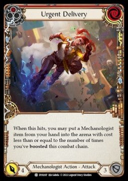Urgent Delivery (Red) [DYN107] (Dynasty) Rainbow Foil