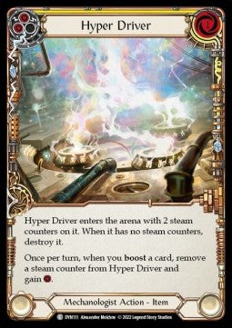 Hyper Driver (Yellow) [DYN111] (Dynasty) Cold Foil