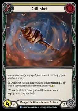Drill Shot (Yellow) [DYN157] (Dynasty) Rainbow Foil