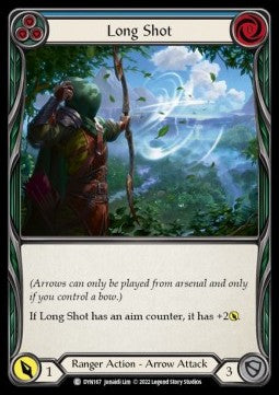 Long Shot (Blue) [DYN167] (Dynasty) Rainbow Foil