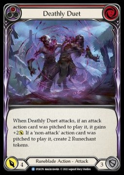 Deathly Duet (Red) [DYN176] (Dynasty) Rainbow Foil