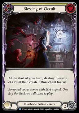 Blessing of Occult (Yellow) [DYN180] (Dynasty) Rainbow Foil