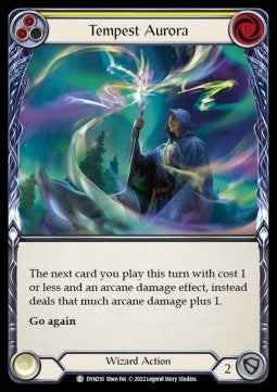 Tempest Aurora (Yellow) [DYN210] (Dynasty) Rainbow Foil