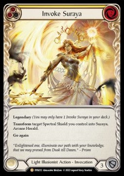 Invoke Suraya // Suraya, Archangel of Knowledge [DYN212] (Dynasty) Rainbow Foil