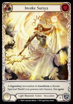 Invoke Suraya // Suraya, Archangel of Knowledge (Marvel) [DYN212] (Dynasty) Cold Foil