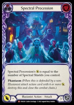 Spectral Procession [DYN216] (Dynasty) Rainbow Foil
