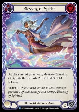 Blessing of Spirits (Yellow) [DYN219] (Dynasty) Rainbow Foil