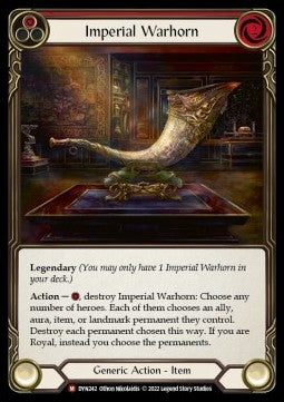 Imperial Warhorn [DYN242] (Dynasty) Rainbow Foil