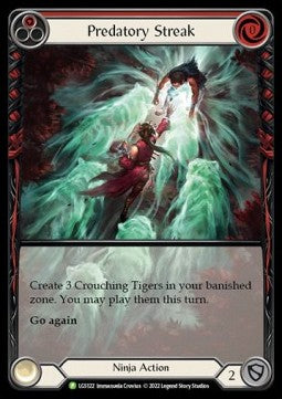 Predatory Streak (Red) (Extended Art) [LGS122] (LGS Promos) Rainbow Foil