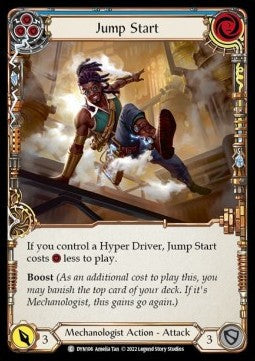 Jump Start (Blue) [DYN106] (Dynasty) Rainbow Foil