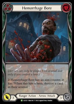 Hemorrhage Bore (Blue) (Extended Art) [LGS121] (LGS Promos) Rainbow Foil