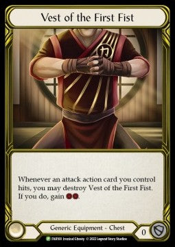 Vest of the First Fist [FAB100] (FAB Promos) Gold Cold Foil