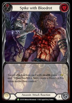 Spike with Bloodrot (Extended Art) [LGS130] (LGS Promos) Rainbow Foil