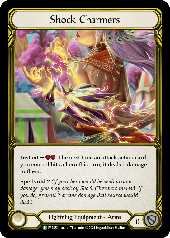 Shock Charmers (Golden) [FAB054] (Promo)  Cold Foil