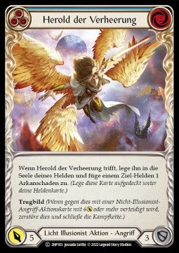 Herald of Ravages (Blue) [2HP163] (History Pack 2 - Black Label) Regular
