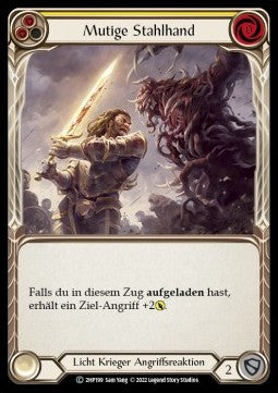Courageous Steelhand (Yellow) [2HP199] (History Pack 2 - Black Label) Regular