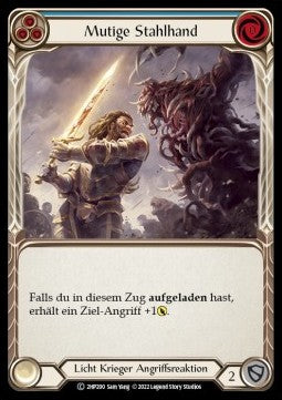 Courageous Steelhand (Blue) [2HP200] (History Pack 2 - Black Label) Regular