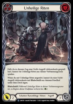 Unhallowed Rites (Blue) [2HP251] (History Pack 2 - Black Label) Regular