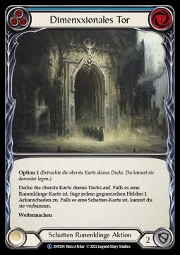 Dimenxxional Gateway (Blue) [2HP254] (History Pack 2 - Black Label) Regular