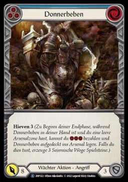 Thunder Quake (Blue) [2HP322] (History Pack 2 - Black Label) Regular