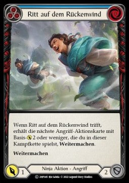 Ride the Tailwind (Blue) [2HP345] (History Pack 2 - Black Label) Regular