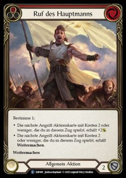 Captain's Call (Red) [2HP491] (History Pack 2 - Black Label) Regular