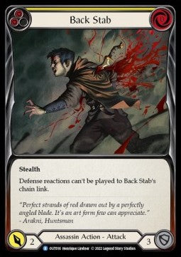 Back Stab (Yellow) [OUT016] (Outsiders) Regular