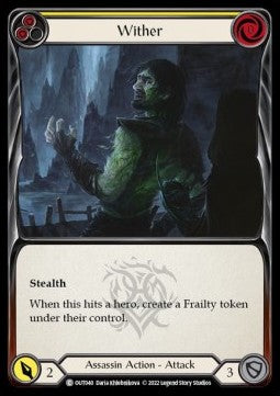 Wither (Yellow) [OUT040] (Outsiders) Regular