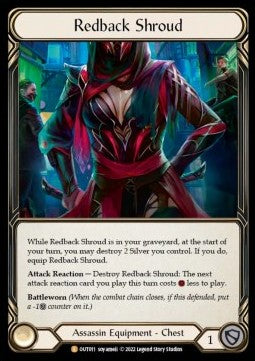 Redback Shroud [OUT011] (Outsiders) Cold Foil