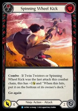 Spinning Wheel Kick (Red) [OUT062] (Outsiders) Regular