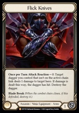 Flick Knives [OUT139] (Outsiders) Cold Foil