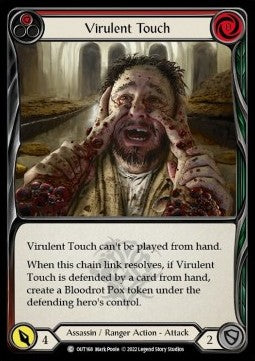 Virulent Touch (Red) [OUT168] (Outsiders) Regular