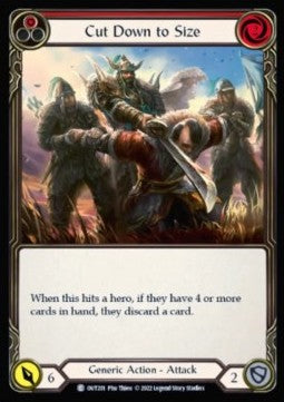Cut Down to Size (Red) [OUT201] (Outsiders) Regular
