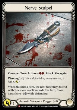 Nerve Scalpel [OUT005] (Outsiders) Cold Foil